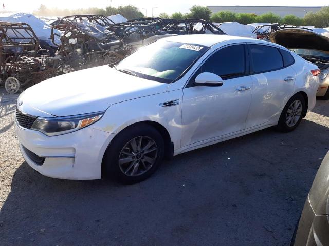 KNAGT4L3XG5104590 - 2016 KIA OPTIMA LX WHITE photo 1