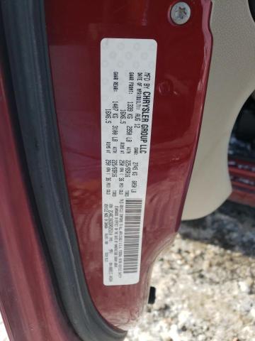 2C4RC1BG5DR525310 - 2013 CHRYSLER TOWN & COU TOURING 红色 照片 14