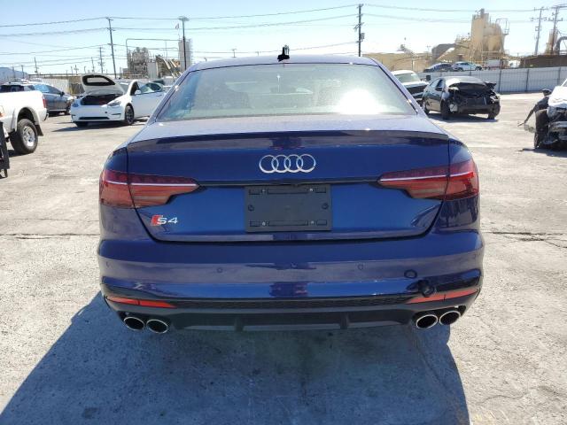 WAUB4AF47MA025116 - 2021 AUDI S4 PREMIUM PLUS BLUE photo 6