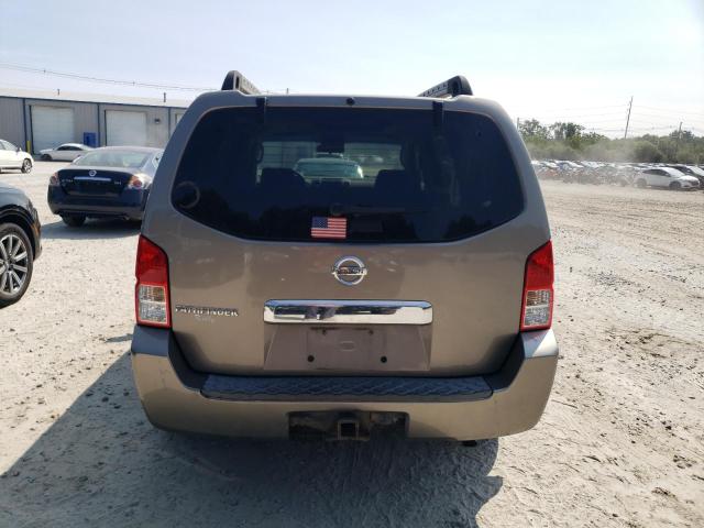 5N1AR18WX5C772189 - 2005 NISSAN PATHFINDER LE BEIGE photo 6