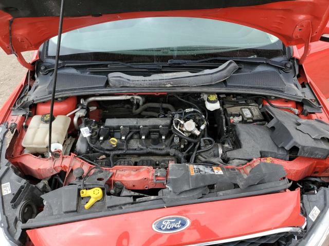 1FADP3F26HL329549 - 2017 FORD FOCUS SE RED photo 11