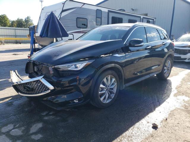 3PCAJ5BB0NF107278 - 2022 INFINITI QX50 LUXE BLACK photo 1