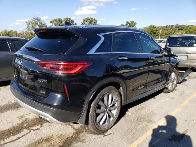 3PCAJ5BB0NF107278 - 2022 INFINITI QX50 LUXE BLACK photo 3