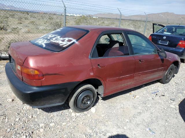 JHMEG8546SS013479 - 1995 HONDA CIVIC DX MAROON photo 3