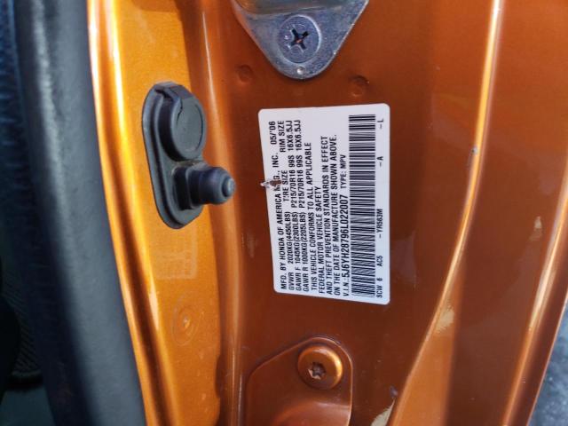 5J6YH28796L022007 - 2006 HONDA ELEMENT EX ORANGE photo 13