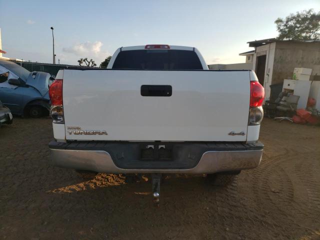 5TFBV54158X078920 - 2008 TOYOTA TUNDRA DOUBLE CAB WHITE photo 6