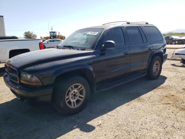 1D4HR38N43F581016 - 2003 DODGE DURANGO SPORT BLACK photo 1