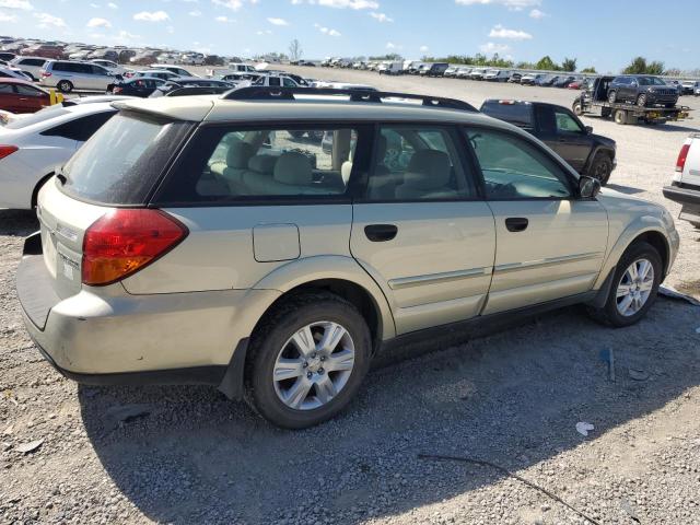 4S4BP61C267339886 - 2006 SUBARU LEGACY OUTBACK 2.5I CREAM photo 3