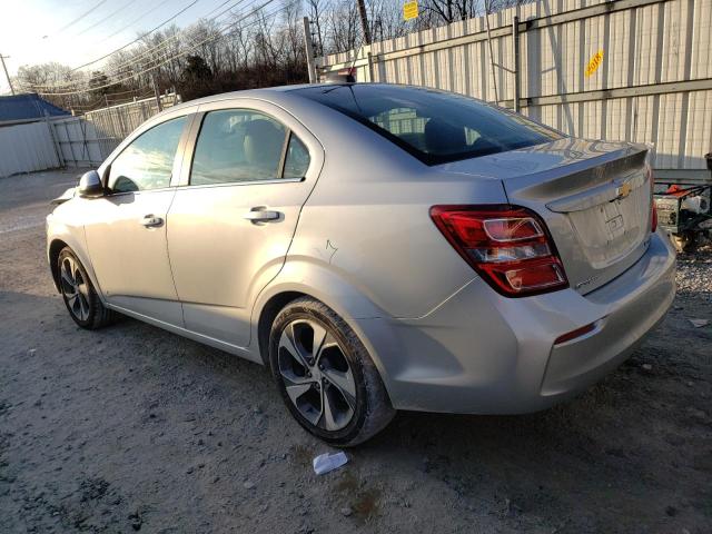 1G1JF5SB9L4114373 - 2020 CHEVROLET SONIC PREMIER SILVER photo 2