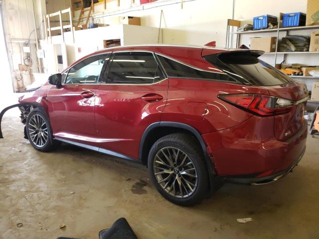 2T2YZMDA0LC248256 - 2020 LEXUS RX 350 F-SPORT RED photo 2