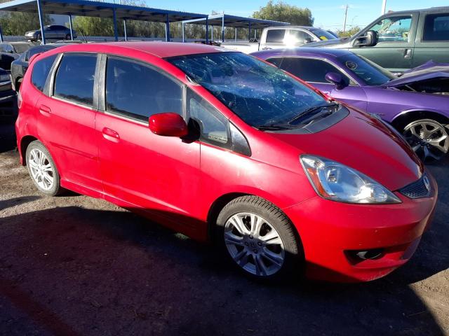 JHMGE8G52BC001067 - 2011 HONDA FIT SPORT RED photo 4