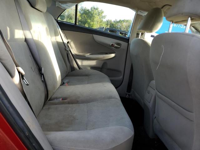 2T1BU4EEXBC606486 - 2011 TOYOTA COROLLA BASE RED photo 10