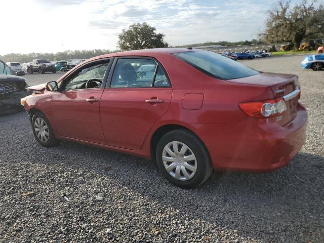 2T1BU4EEXBC606486 - 2011 TOYOTA COROLLA BASE RED photo 2