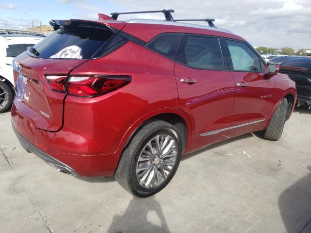 3GNKBFRS9KS688741 - 2019 CHEVROLET BLAZER PREMIER RED photo 3