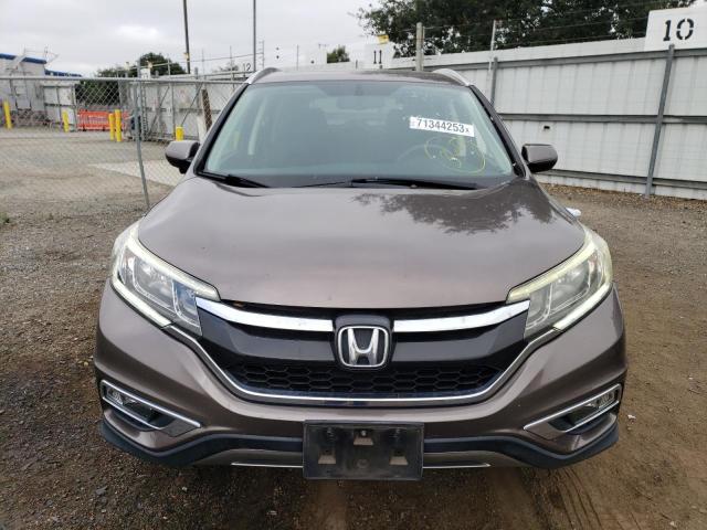 2HKRM3H78FH508565 - 2015 HONDA CR-V EXL TAN photo 5