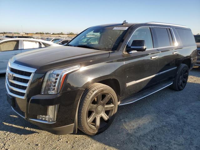 1GYS4HKJ2GR382971 - 2016 CADILLAC ESCALADE ESV LUXURY BLACK photo 1