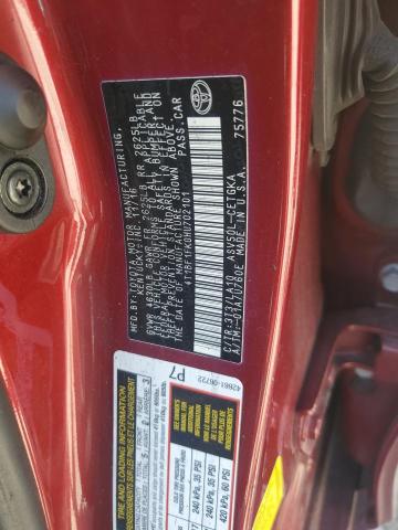 4T1BF1FK0HU702101 - 2017 TOYOTA CAMRY LE RED photo 12