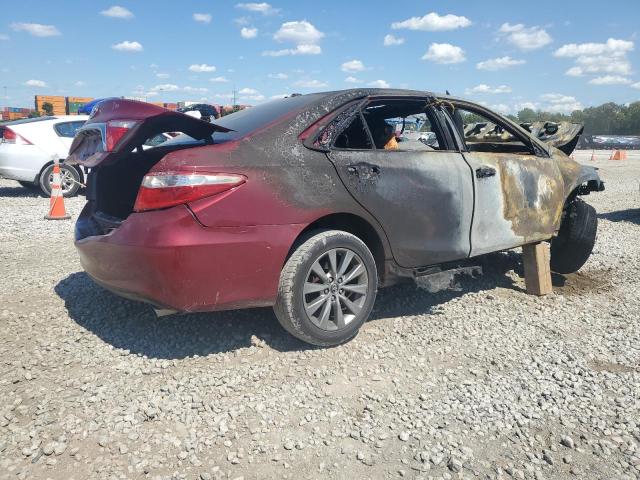 4T1BF1FK0HU702101 - 2017 TOYOTA CAMRY LE RED photo 3