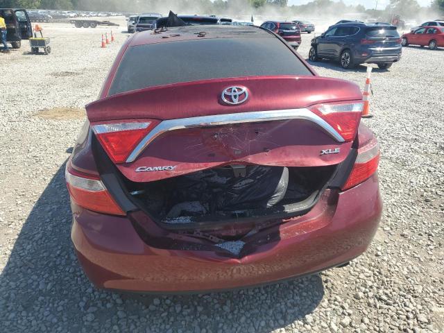 4T1BF1FK0HU702101 - 2017 TOYOTA CAMRY LE RED photo 6