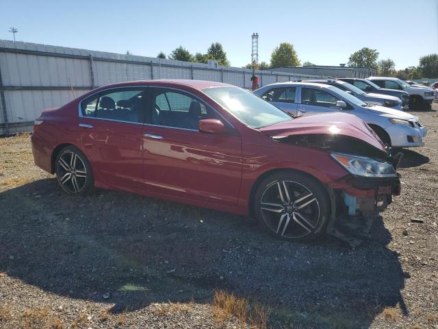 1HGCR2F5XGA230586 - 2016 HONDA ACCORD SPORT RED photo 4