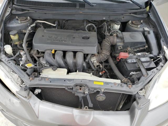 2T1KR32E28C708907 - 2008 TOYOTA COROLLA MA XR GRAY photo 11