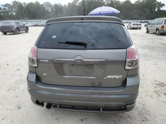 2T1KR32E28C708907 - 2008 TOYOTA COROLLA MA XR GRAY photo 6