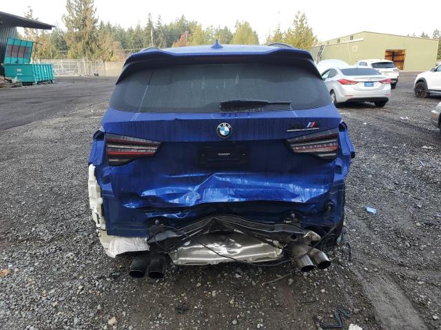 5YM13EC05N9K92419 - 2022 BMW X3 M BLUE photo 6