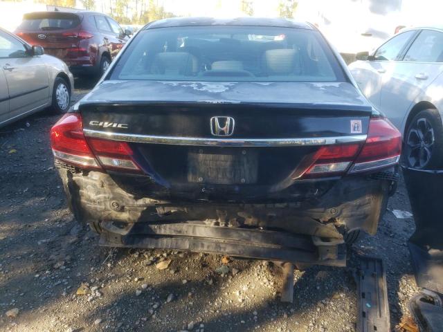 2HGFB2F55DH536805 - 2013 HONDA CIVIC LX BLACK photo 6