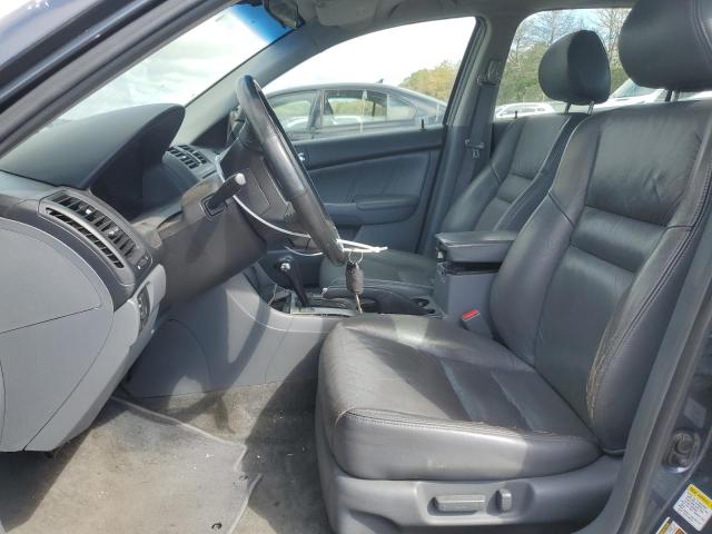 1HGCM66555A034932 - 2005 HONDA ACCORD EX BLUE photo 7