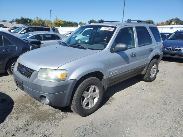 1FMYU49H57KA39359 - 2007 FORD ESCAPE HEV SILVER photo 1