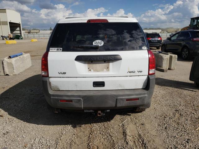 5GZCZ63B53S832850 - 2003 SATURN VUE WHITE photo 6