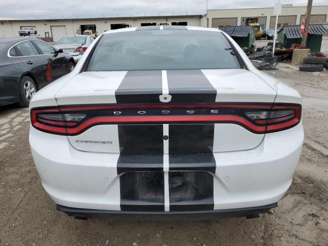 2C3CDXAG4GH237221 - 2016 DODGE CHARGER POLICE WHITE photo 6