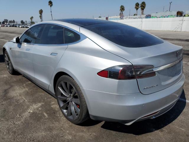 5YJSA1DPXDFP20769 - 2013 TESLA MODEL S SILVER photo 2