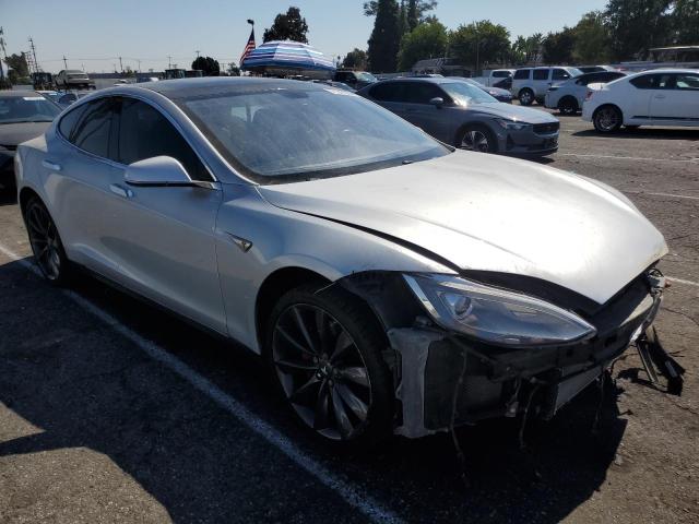 5YJSA1DPXDFP20769 - 2013 TESLA MODEL S SILVER photo 4