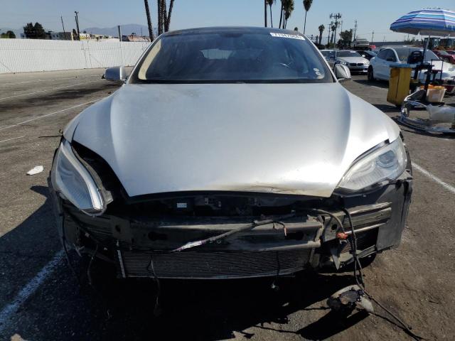5YJSA1DPXDFP20769 - 2013 TESLA MODEL S SILVER photo 5