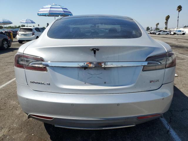 5YJSA1DPXDFP20769 - 2013 TESLA MODEL S SILVER photo 6