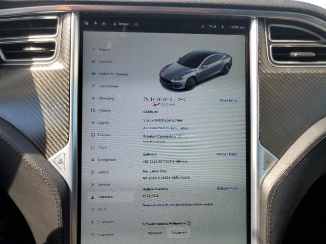 5YJSA1DPXDFP20769 - 2013 TESLA MODEL S SILVER photo 9