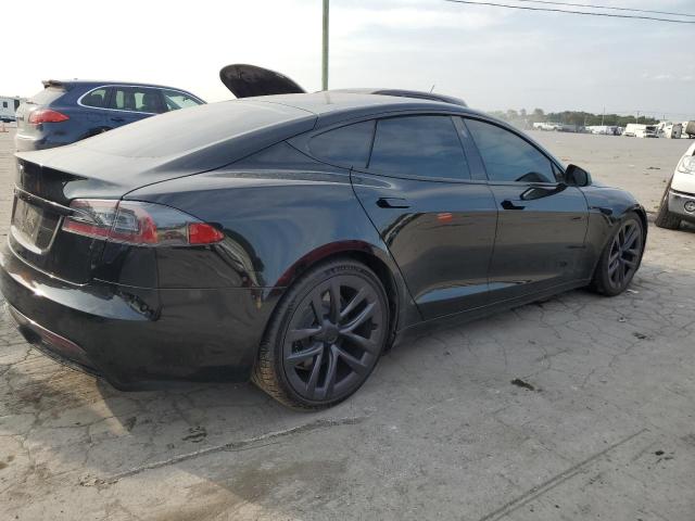 5YJSA1E51MF442437 - 2021 TESLA MODEL S BLACK photo 3