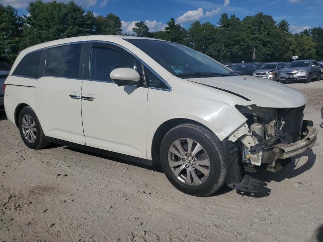 5FNRL5H66FB018274 - 2015 HONDA ODYSSEY EXL WHITE photo 4