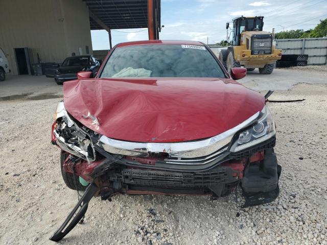 1HGCR2F50HA158539 - 2017 HONDA ACCORD SPORT RED photo 5