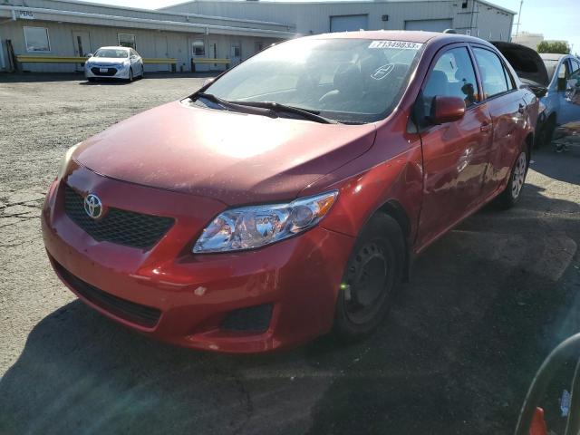 1NXBU40E59Z101665 - 2009 TOYOTA COROLLA BASE RED photo 1