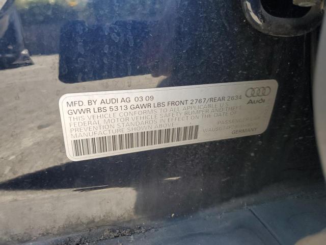 WAUSG74F29N048074 - 2009 AUDI A6 PREMIUM PLUS BLUE photo 12