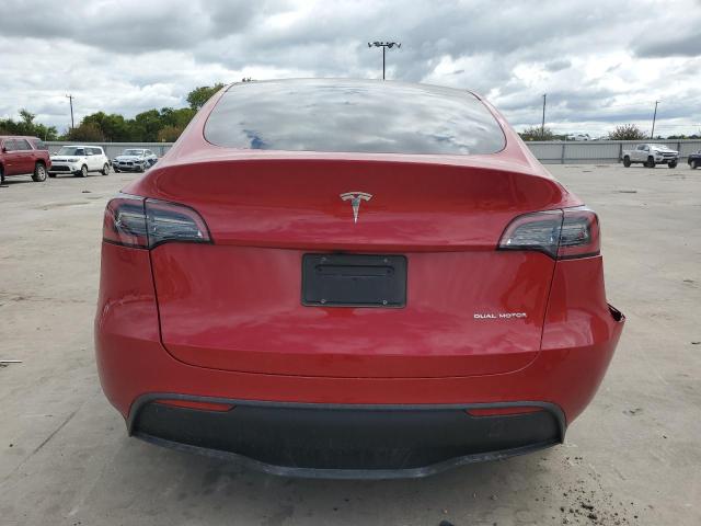 7SAYGDEE3PA162307 - 2023 TESLA MODEL Y RED photo 6