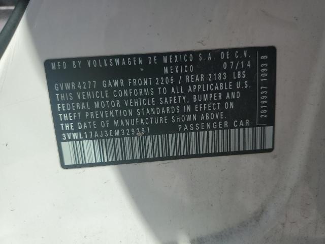 3VWL17AJ3EM329397 - 2014 VOLKSWAGEN JETTA SEL 白色 照片 12