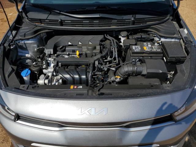 3KPA24AD0PE518005 - 2023 KIA RIO LX GRAY photo 11