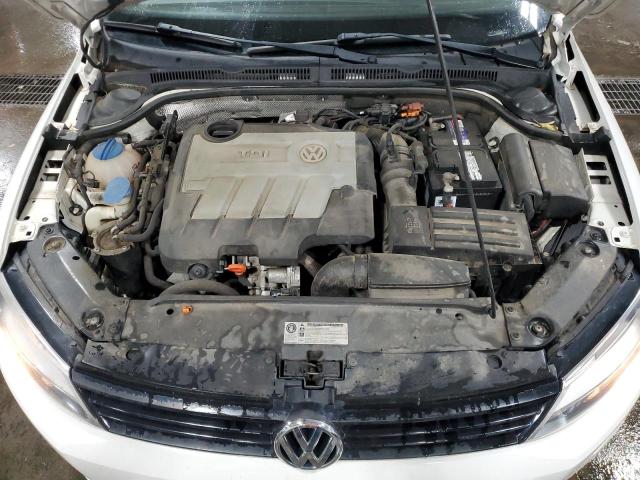 3VWLL7AJ7CM323738 - 2012 VOLKSWAGEN JETTA TDI WHITE photo 11