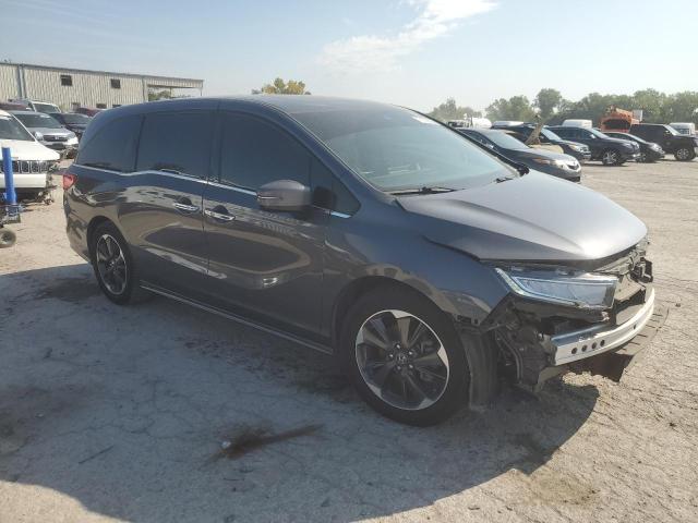 5FNRL6H93NB054986 - 2022 HONDA ODYSSEY ELITE ნაცრისფერი ფოტო 4