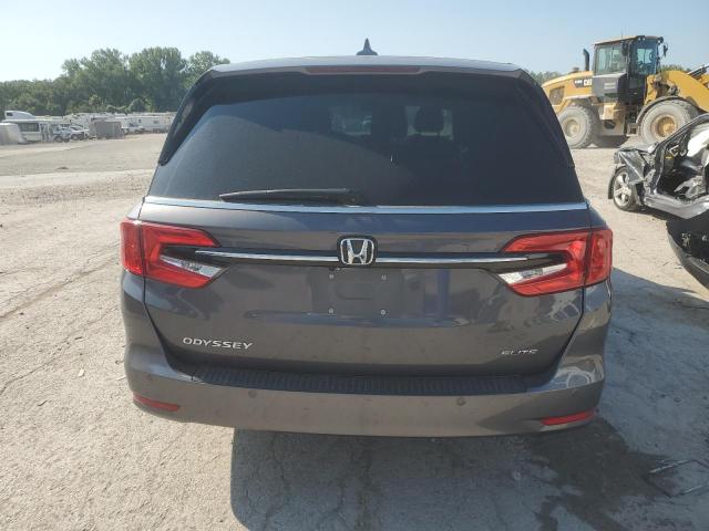 5FNRL6H93NB054986 - 2022 HONDA ODYSSEY ELITE ნაცრისფერი ფოტო 6