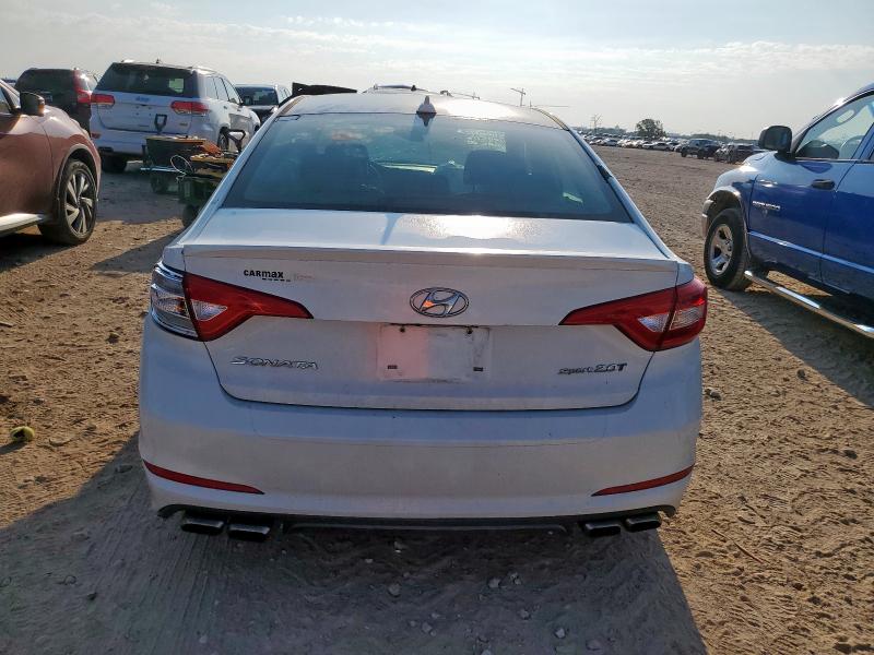 5NPE34AB1HH498504 - 2017 HYUNDAI SONATA SPORT WHITE photo 6