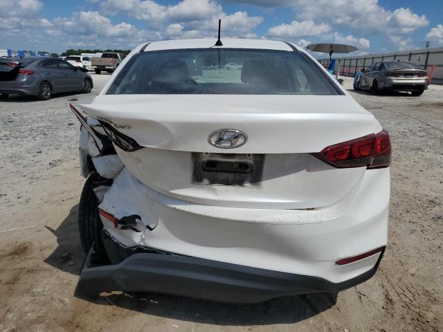 3KPC24A35KE062303 - 2019 HYUNDAI ACCENT SE WHITE photo 6